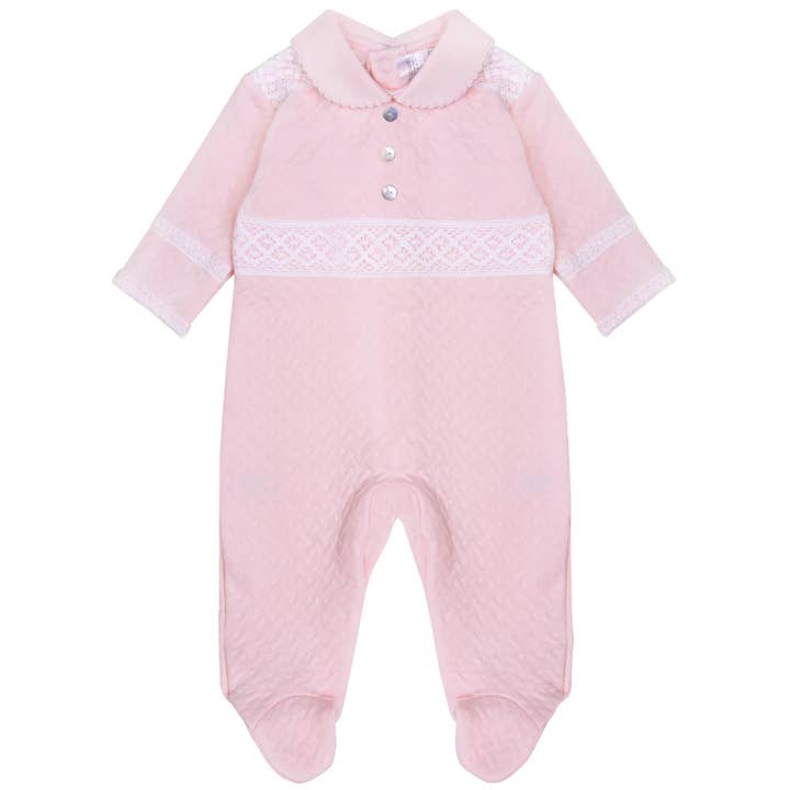 Bobble Babies Ltd - Wholesale Bodysuit (Non-Footed) - Baby - Pima Cotton Quilted Baby Grow