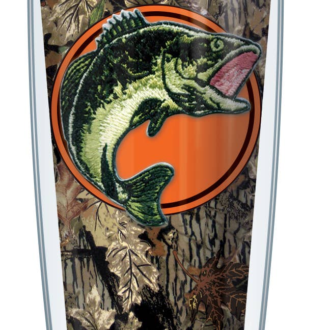 Bass #609 on Fall Camo Wrap Tumbler for wholesale by FREEHEART