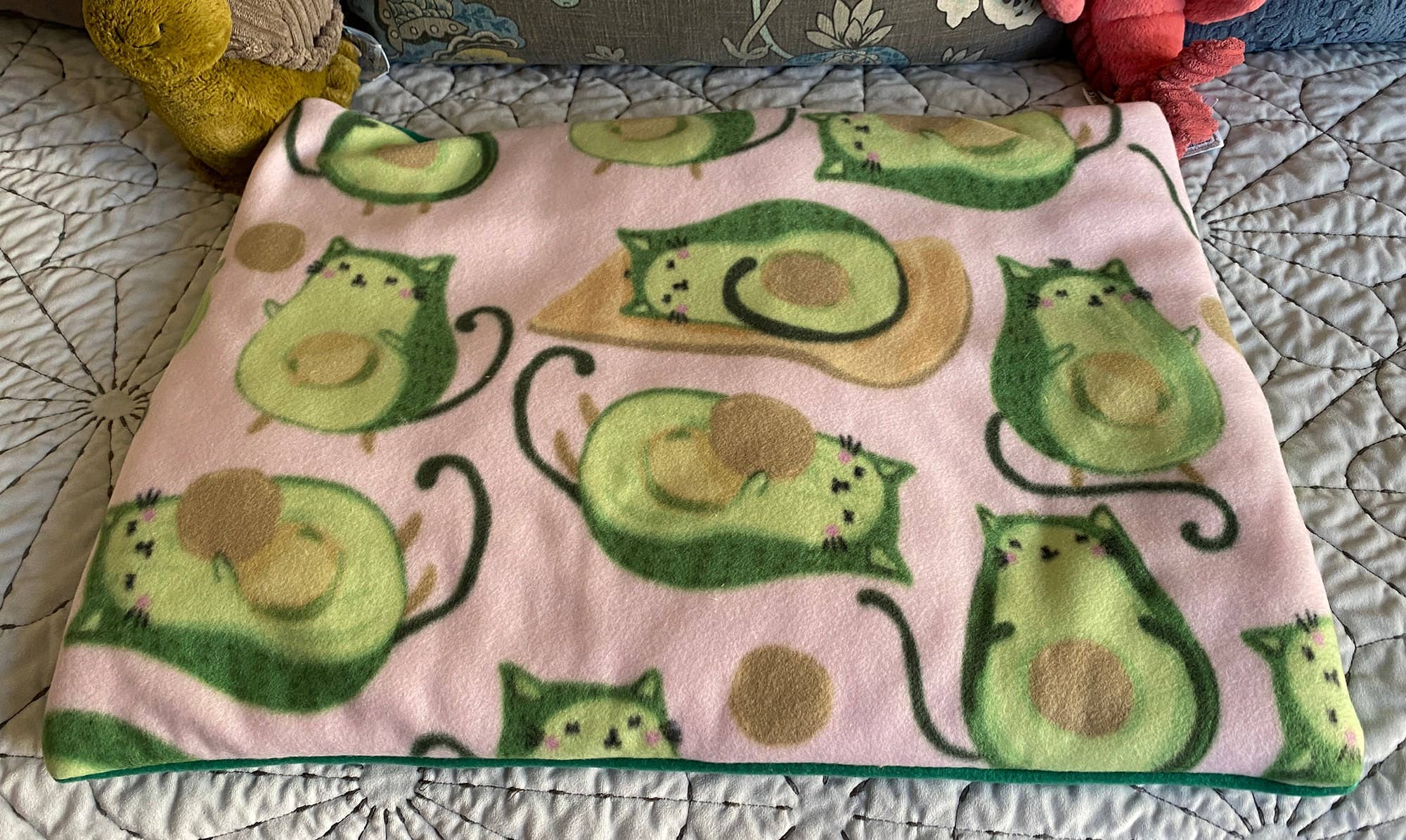 Screaming Pickles – cama - Gato e cão por atacado – Cama artesanal para bichos/tapete Abacado Cats Print7