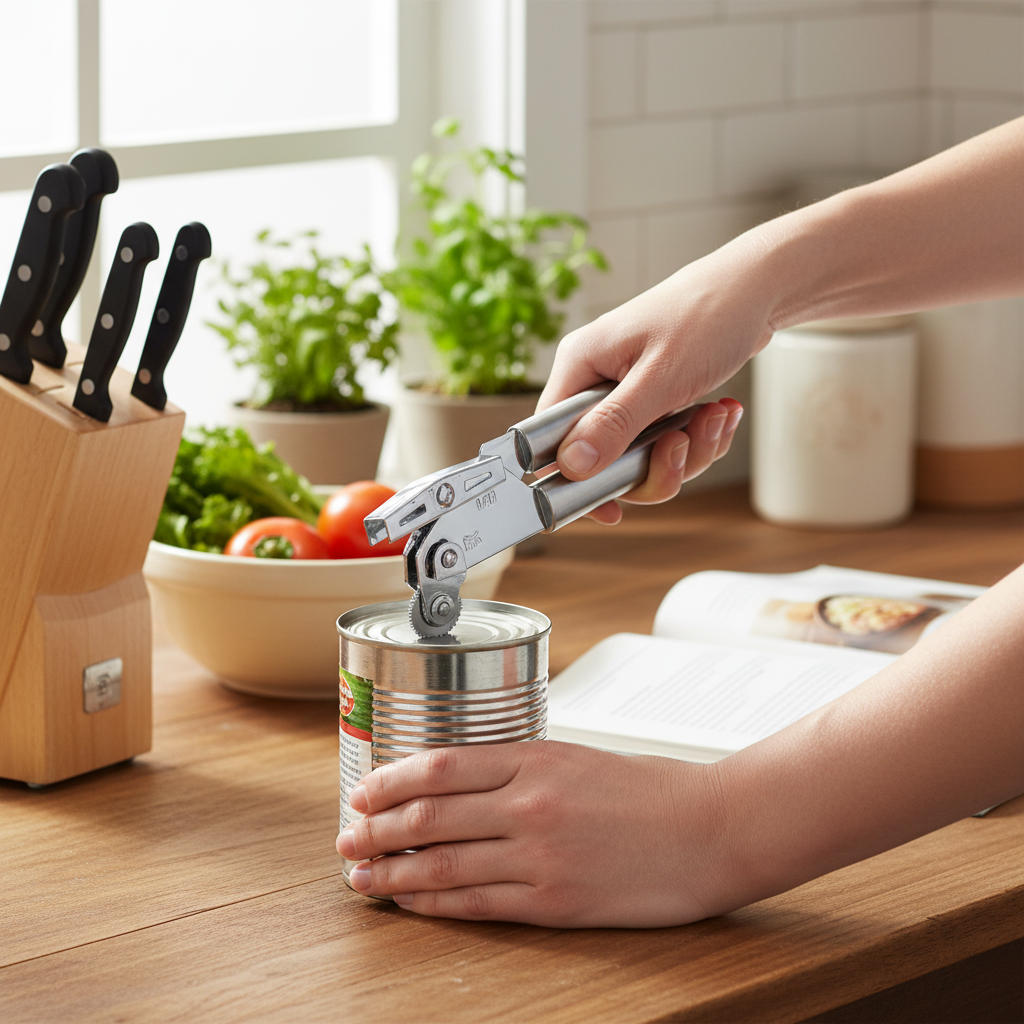 Kadra Kitchenware - Wholesale Can Opener - Artika - Metal Chromed Can Opener1