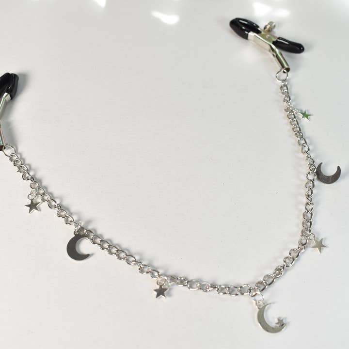 Naughty Pawsies – wholesale Sex toy – Stars And Moons Nipple Clamp2