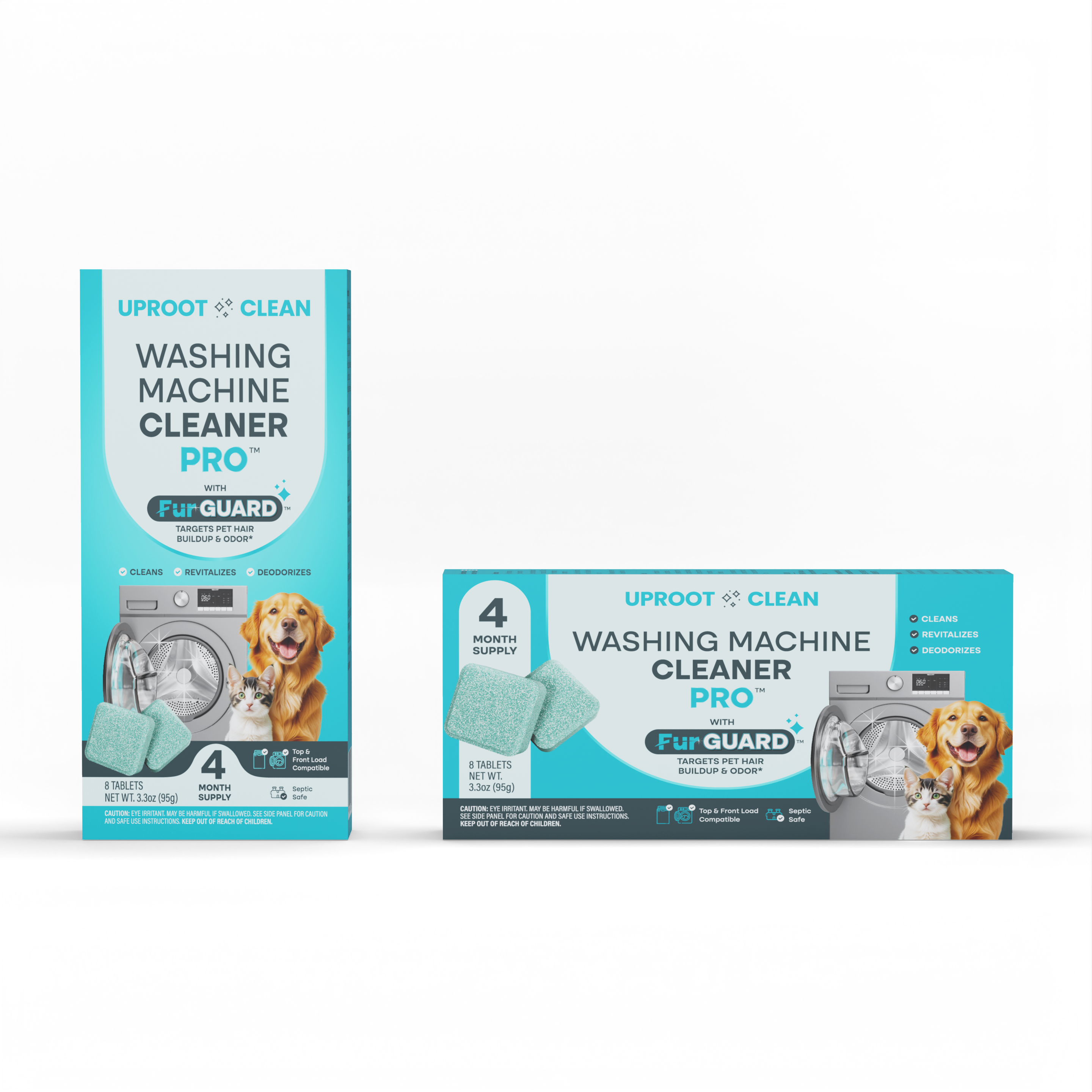 Uproot Clean - Wholesale Pet Grooming Aid - Dog - Washing Machine Cleaner Pro - 4 Month Supply (6 Unit Case Pack) -  PRE-ORDER4