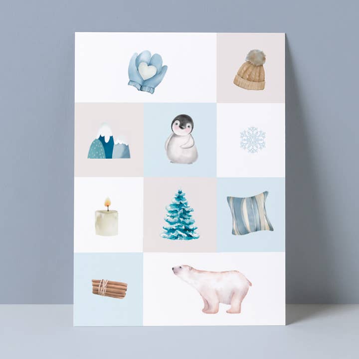 Cartolina | Stagione Inverno per la vendita all'ingrosso da parte di Studio Poppybird