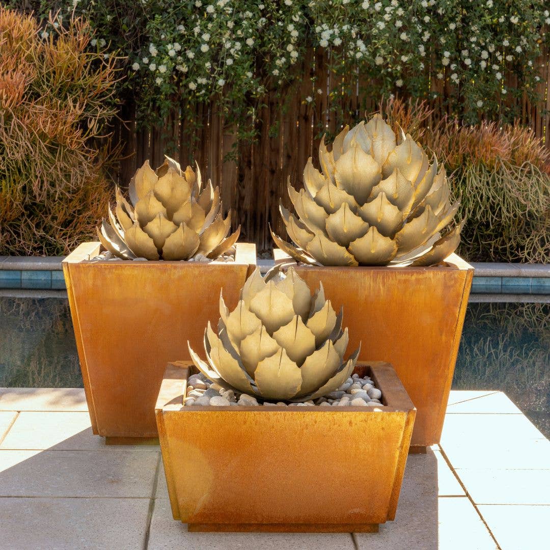 Desert Steel - Wholesale Artificial Plant - Metal Artichoke Agave5