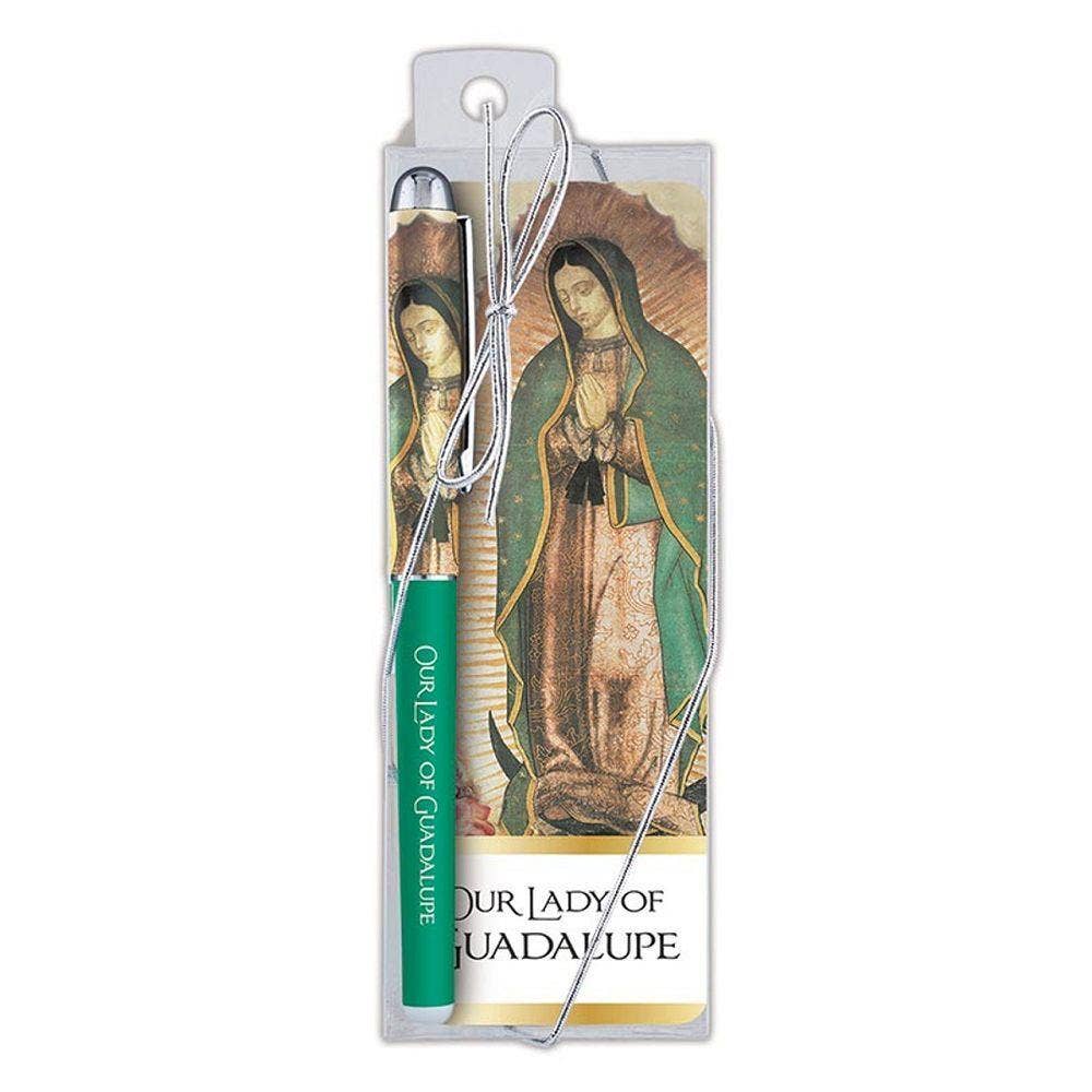 SAN JUDITAS RELIGIOUS ARTICLES - Wholesale Pen - OUR LADY OF GUADALUPE GIFT PEN/BKMK0