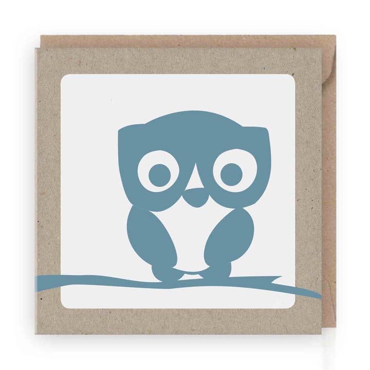 Uggla gratulationskort | miljövänlig för wholesale av Grafiquelien