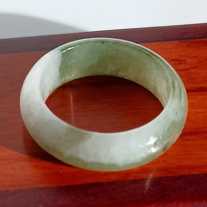Anillo Jade Jadeita 100% Natural (Grado A) Verde Oscuro para venta al por mayor de Vintagecollection888