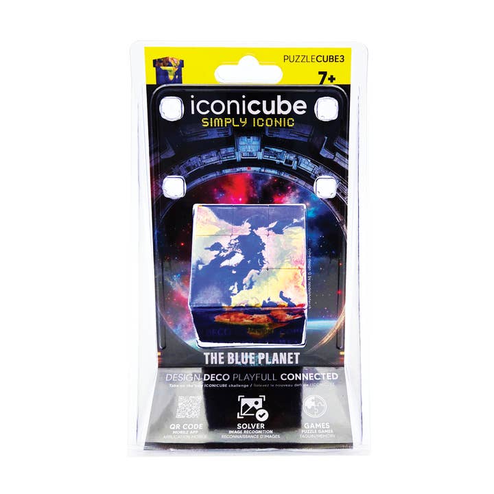 O CUBO DE PUZZLE PLANET AZUL 3x3 por atacado de ICONICUBE