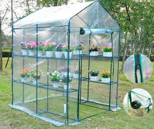 JARDIN Y NATURA OUTDOOR & GARDEN PRODUCTS SL - Wholesale Outdoor Ornament/Decor - XL greenhouse with 4 PVC shelves - BIGXL2
