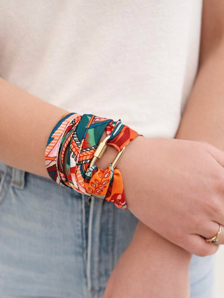 Scarf Wrap Bracelet for wholesale by Nora James jewelry