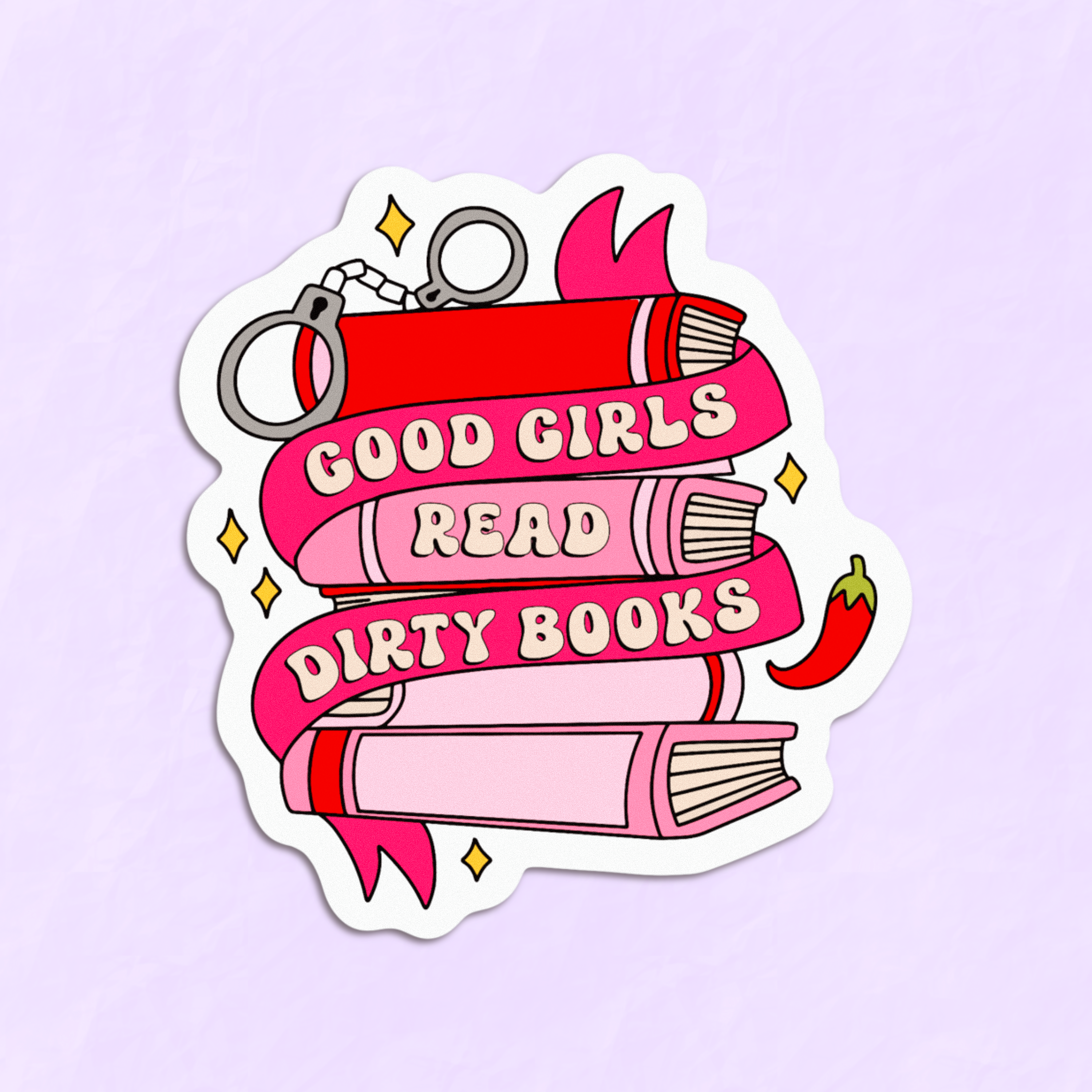 RoroDesignsLove - Wholesale Sticker - Good girls read dirty books sticker for kindle, smut reader3