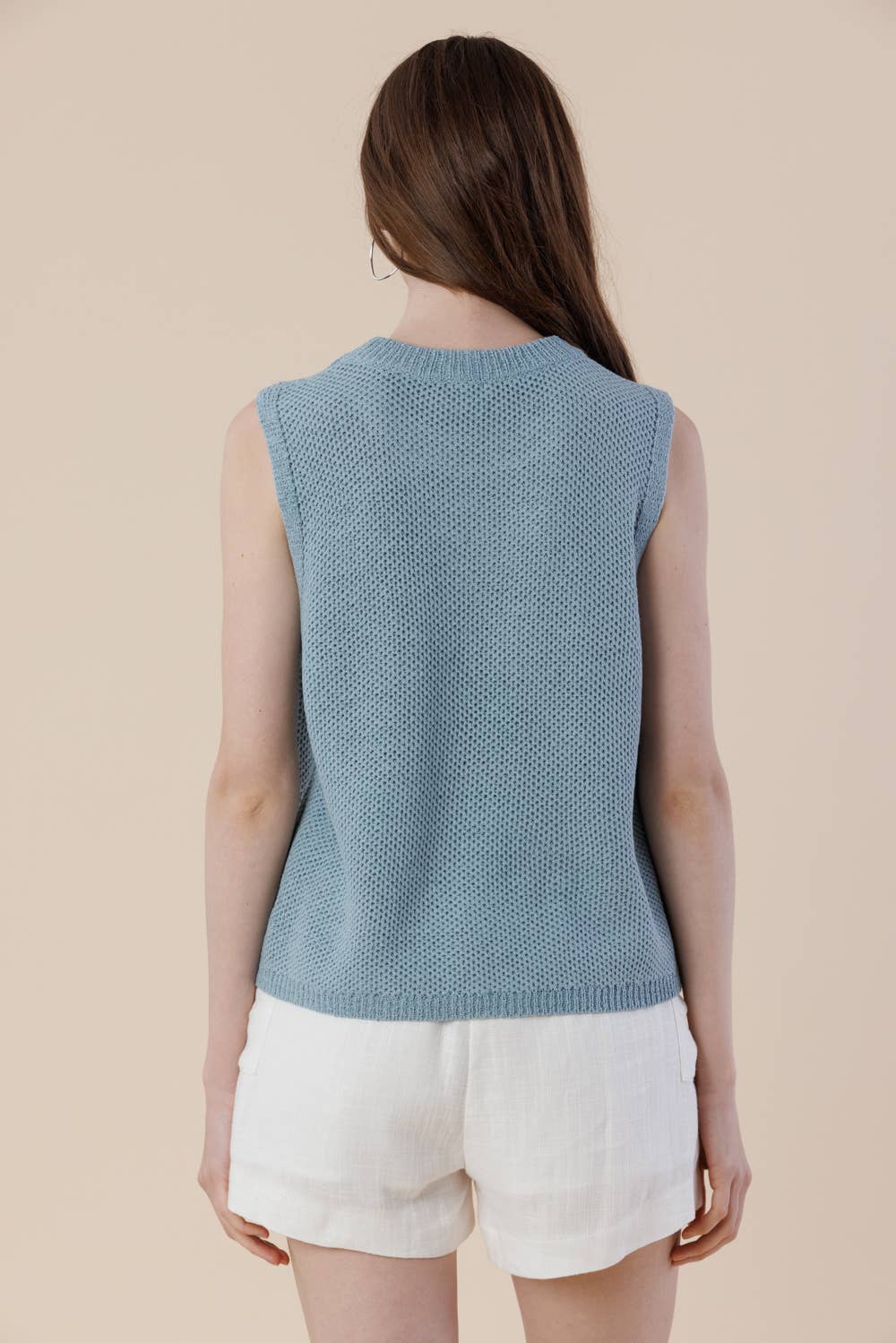 A & SHE - Wholesale T-Shirt - Women's - Howdy Embroidery Sweater Tank – Western Sleeveless Vest10