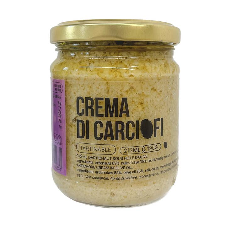 Crème d'artichaut sous huile d'olive - Crema di carciofi (190g) pour la vente par OLIO DI SERRA