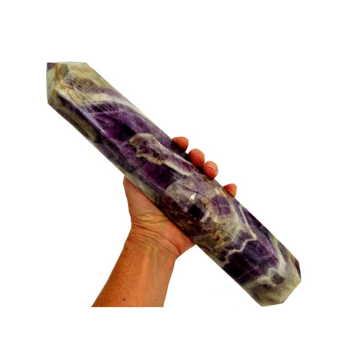 Kaia & Crystals – Pedra/cristal espiritual por atacado – Torre de quartzo ametista XXXL 1.700 g6