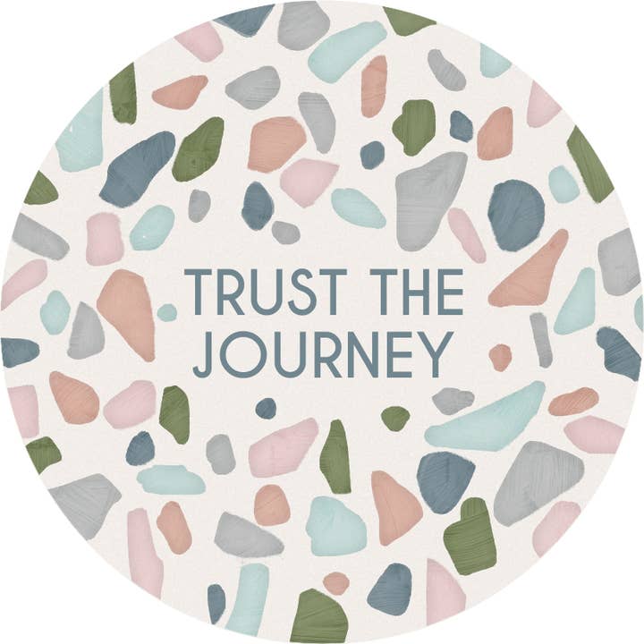 Dessous de verre pour voiture "Faites confiance au voyage" - en gros pour la vente par Gift & Garden by Carson