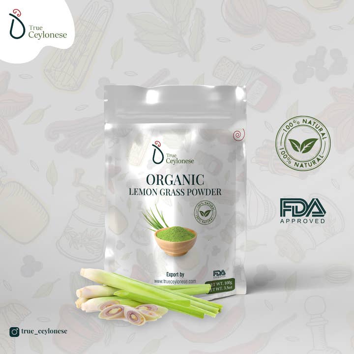 Pó de erva-cidreira por atacado de True ceylonese