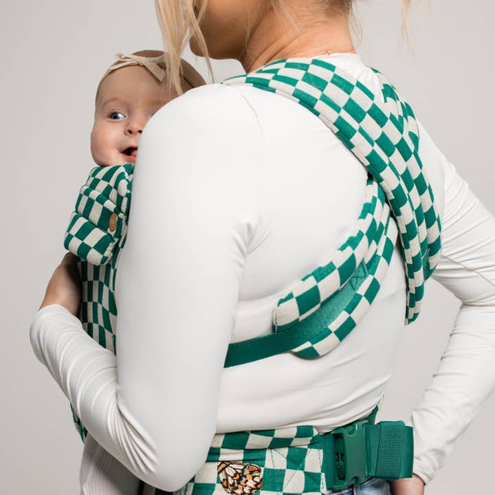 Mabē Baby Carriers - Wholesale Baby Carrier - The Monarch Carrier - Evergreen Check6