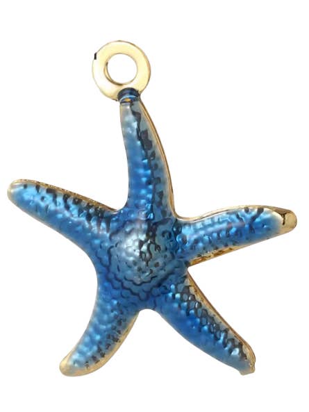 Charme Étoile de Mer Or & Bleu pour la vente par Coco Luna Collection