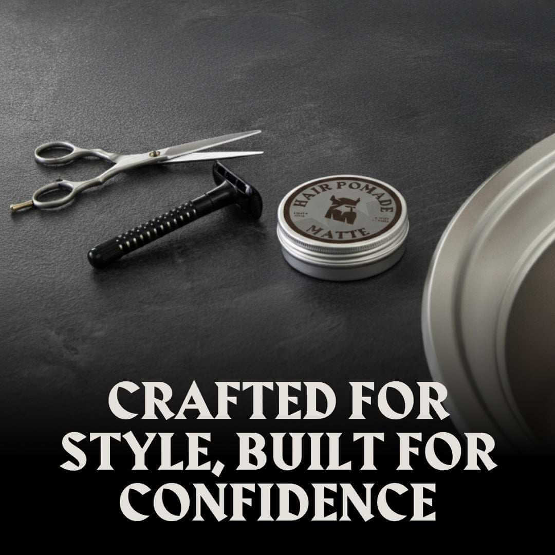 Striking Viking - Wholesale Hair Pomade - Men's - Hair Pomade – Matte Finish - Linen Scent3