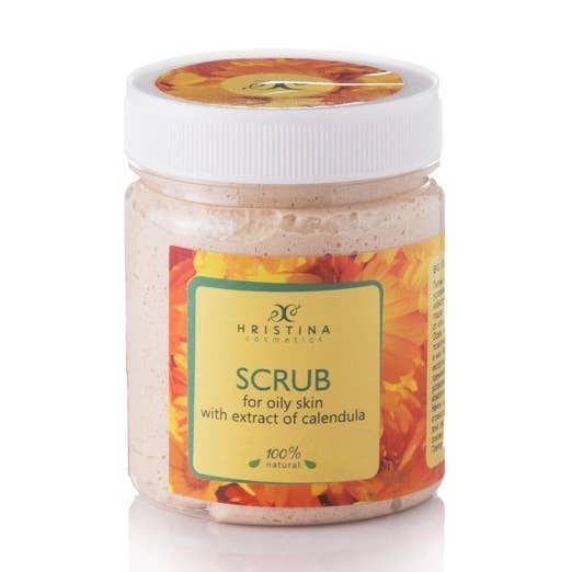 Peeling viso alla calendula - per pelli secche. 200 ml per la vendita all'ingrosso da parte di Jonada LTD