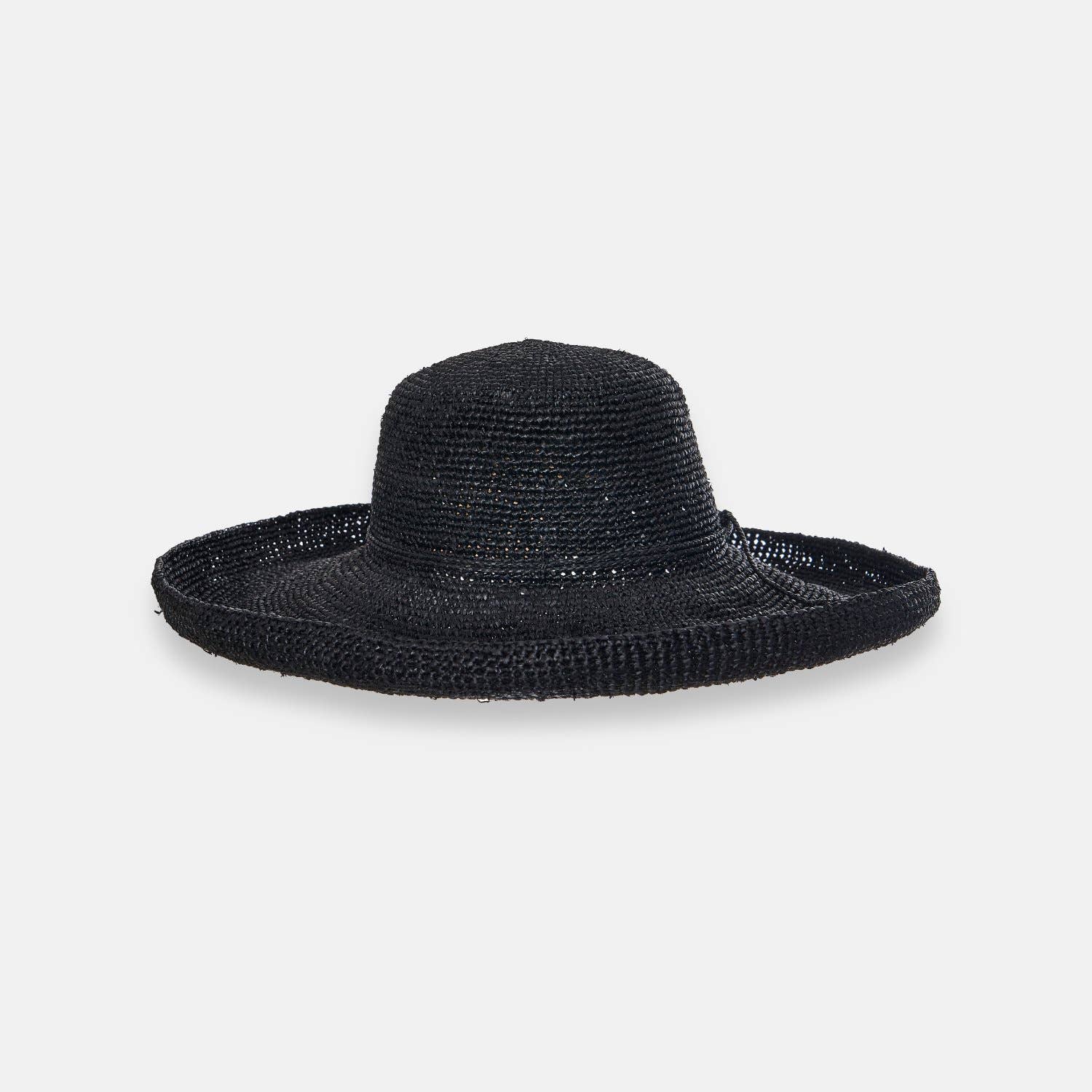SANS-ARCIDET PARIS – wholesale Stråhatt – Unisex – Magnolia hatt SS25 – glamourös solhatt i raffia med bred brätte1