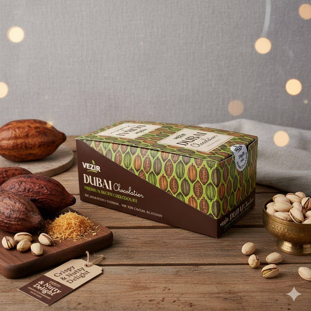 Aladdin - Wholesale Chocolate Bar - Dubai Chocolate Bar 37g Pistachio Praline Halal Turkish8