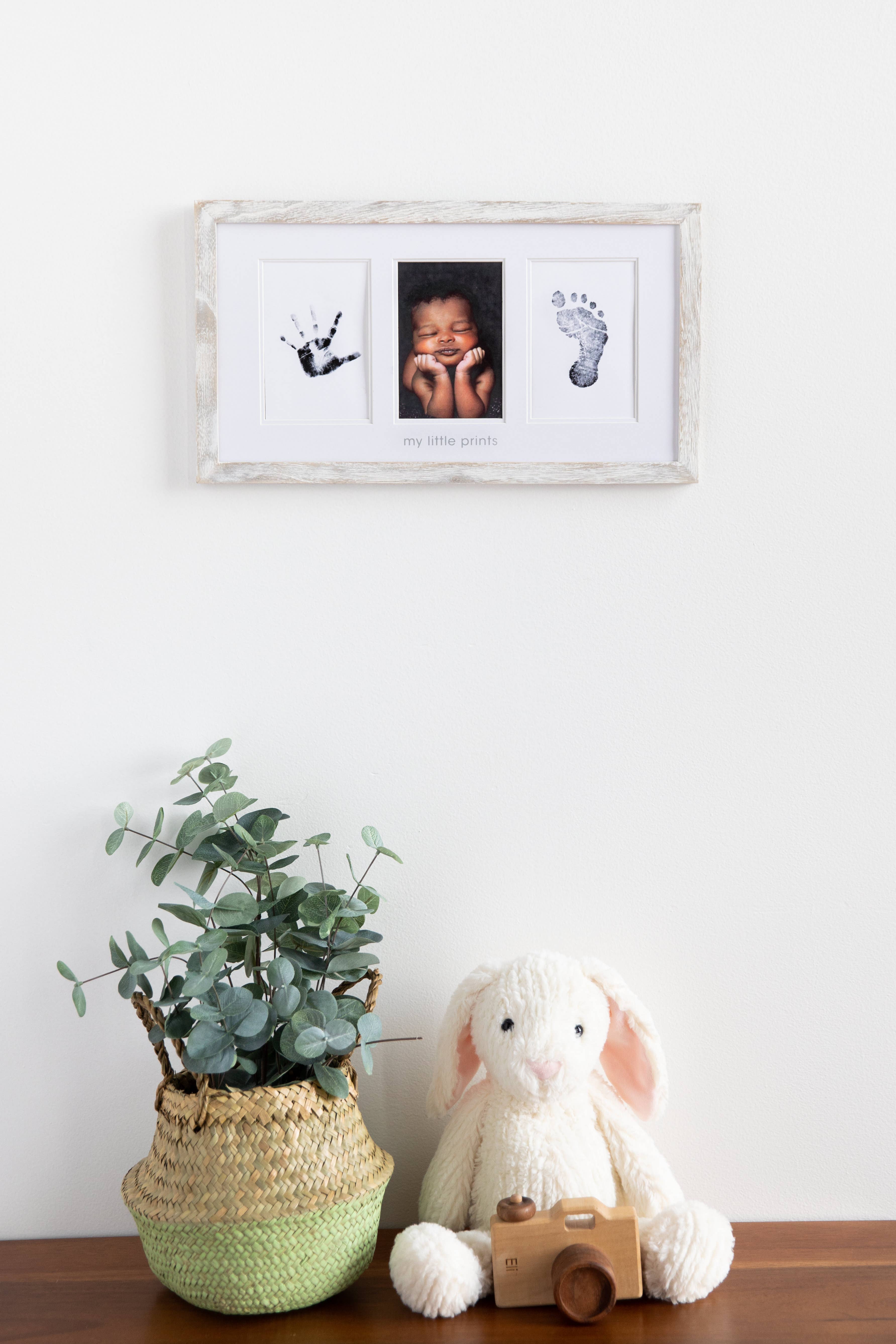 Pearhead - Wholesale Picture Frame - Kids & Baby - Babyprints Photo Wall Frame & Clean-Touch Ink Pad, Rustic6