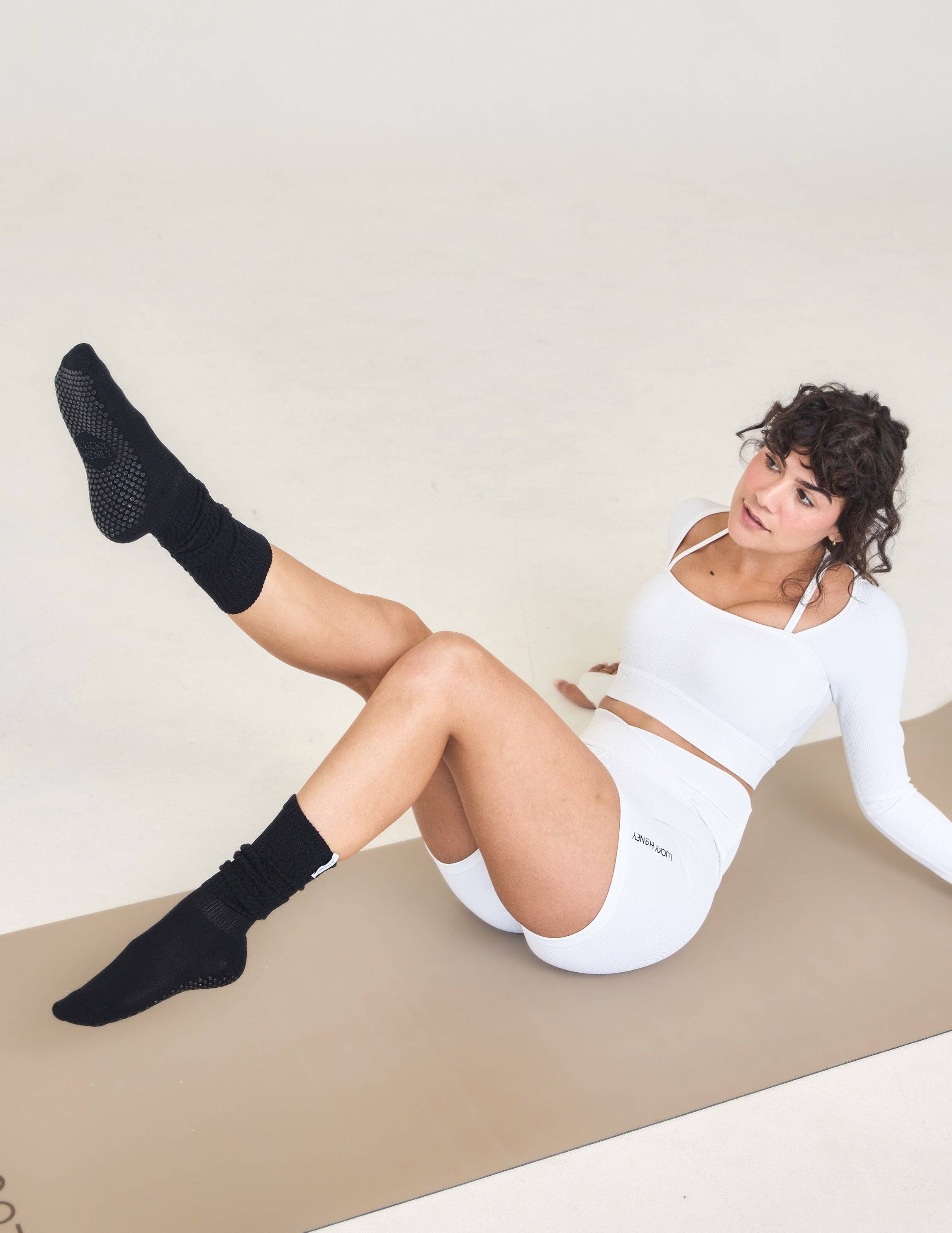 LUCKY HONEY - Vente Chaussettes – femme - La Chaussette de Préhension Scrunch10