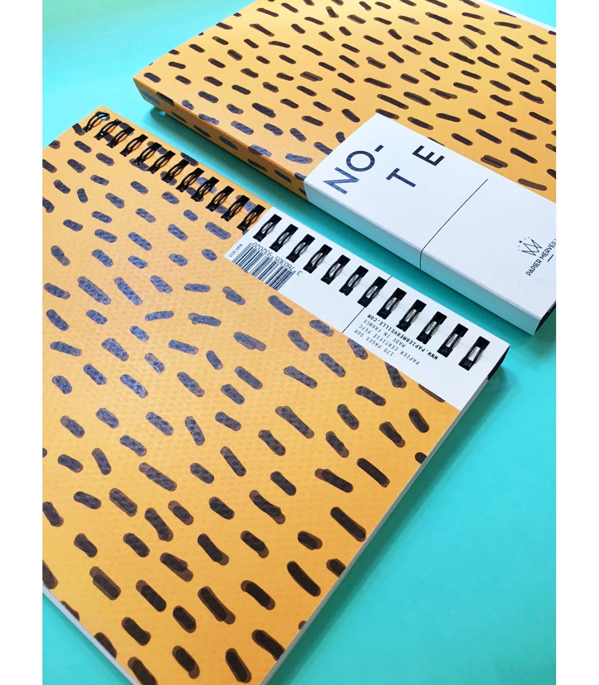 Papier Merveille - Wholesale Notebook - A5 spiral notebook - Cheetah4