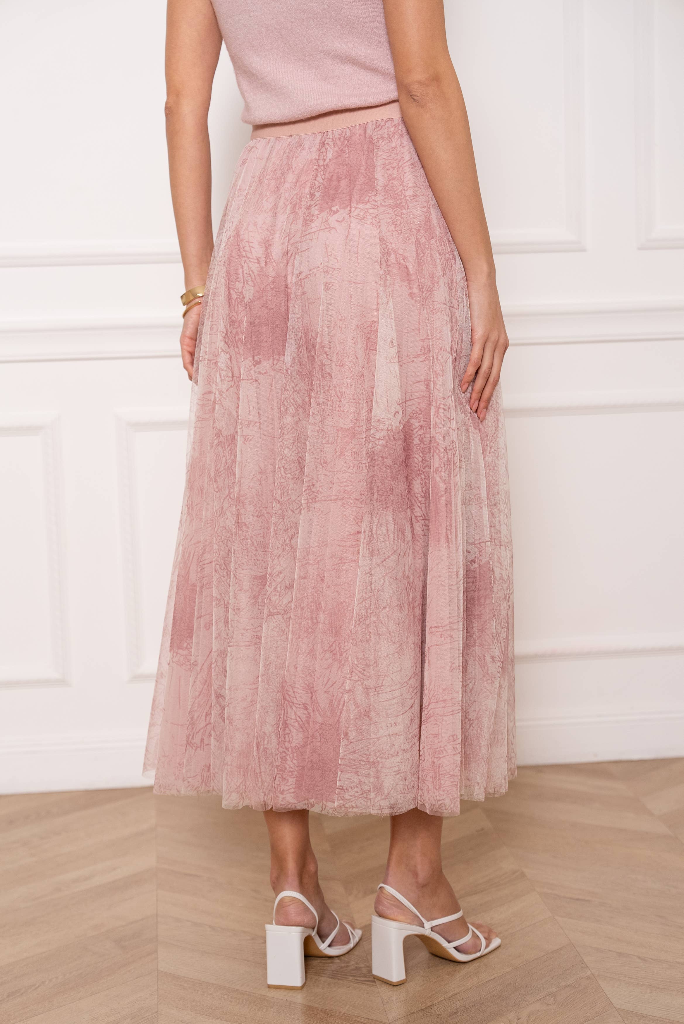 CHOKLATE PARIS – wholesale Kjol - Dam – Ambre kjol i tyll med toile de Jouy-tryck - CK08202-110