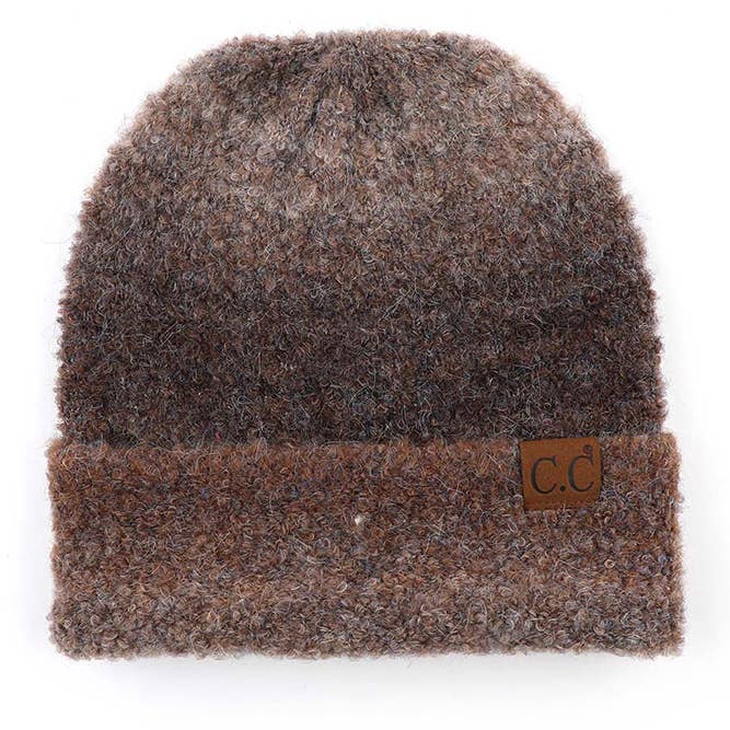 Hana - Wholesale Beanie - Dames - C.C Multi Color Ombre Mohair Manchet Beanie21
