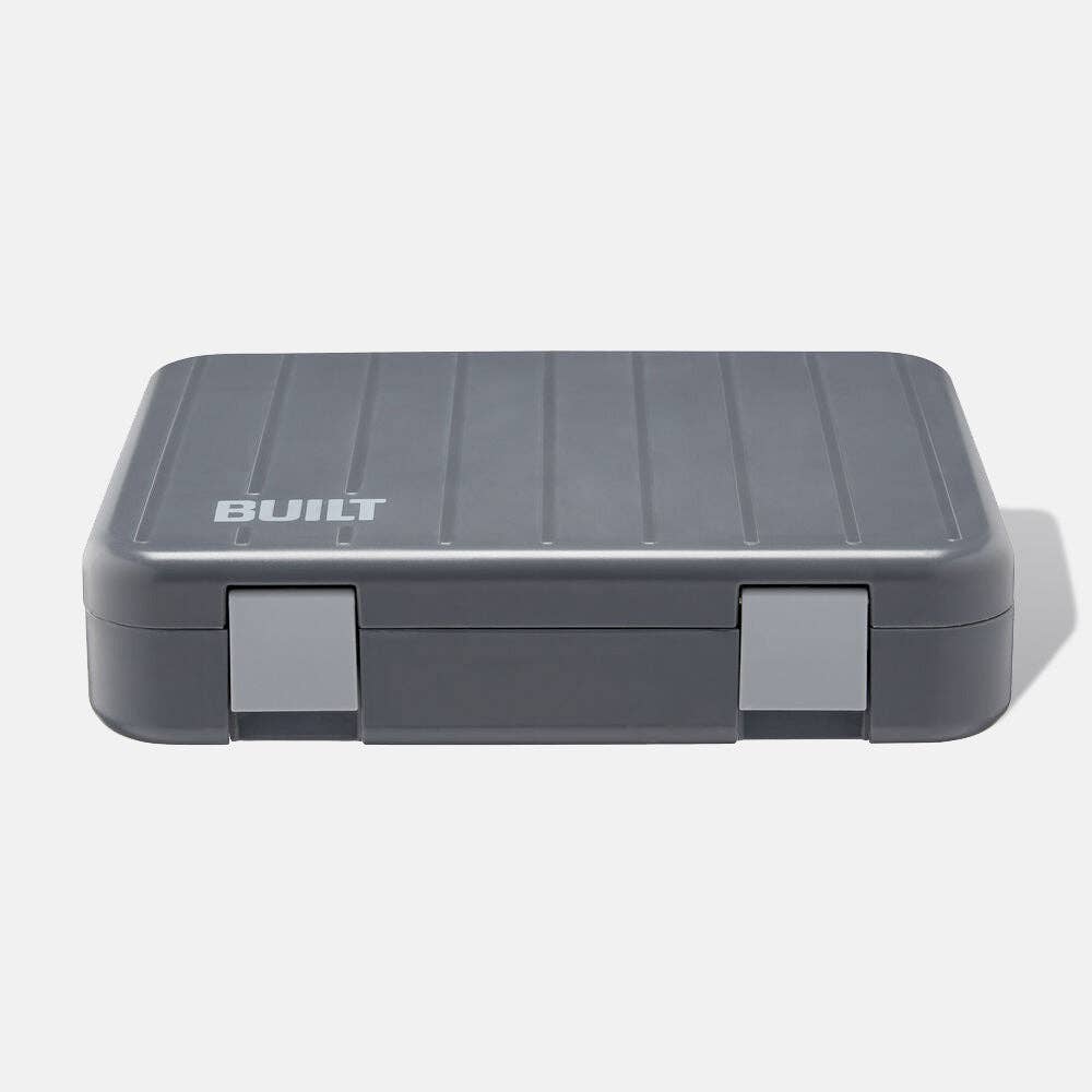 Built NY - Vente Sac/boîte repas - Boîte à lunch intégrée avec ustensiles - Gris froid2