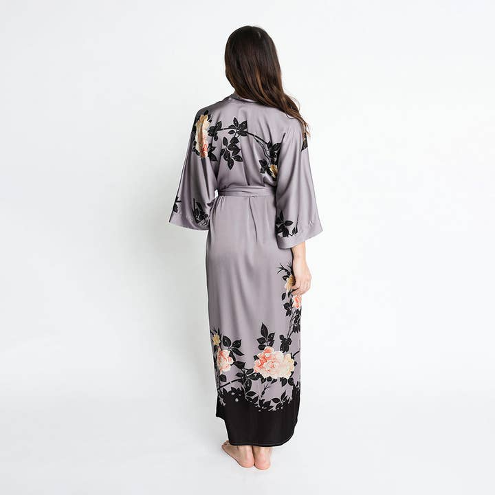 KIM+ONO - Wholesale Robe - Women's - Blush Rose Long Kimono Robe