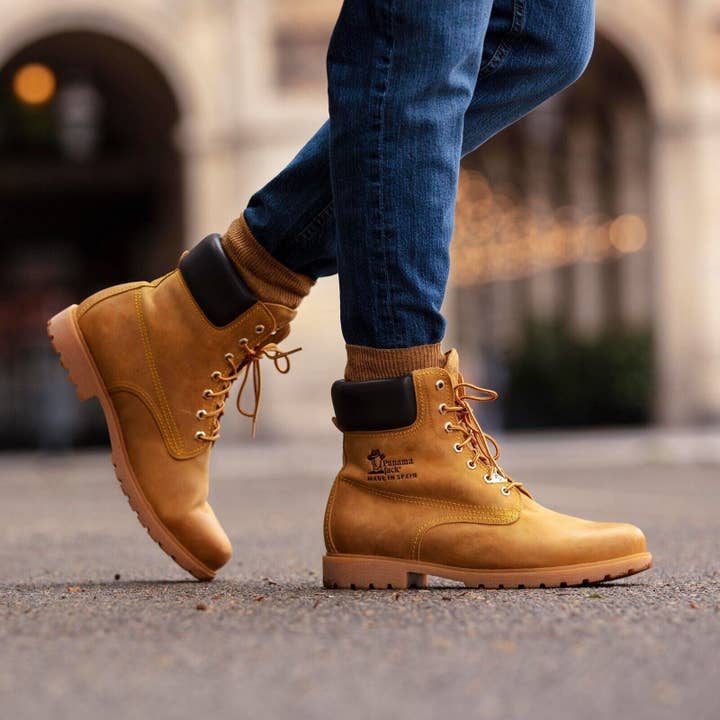 Panama Jack 03 C1 Mens Boots Tan Waterproof Leather Lace Up Hiking Ankle Chukka for wholesale on Faire