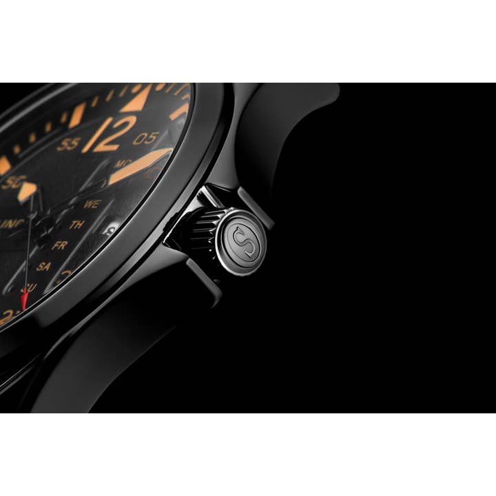 Stuhrling - Vente Montre – homme - Aviateur à quartz japonais Aeronaut 43 mm2