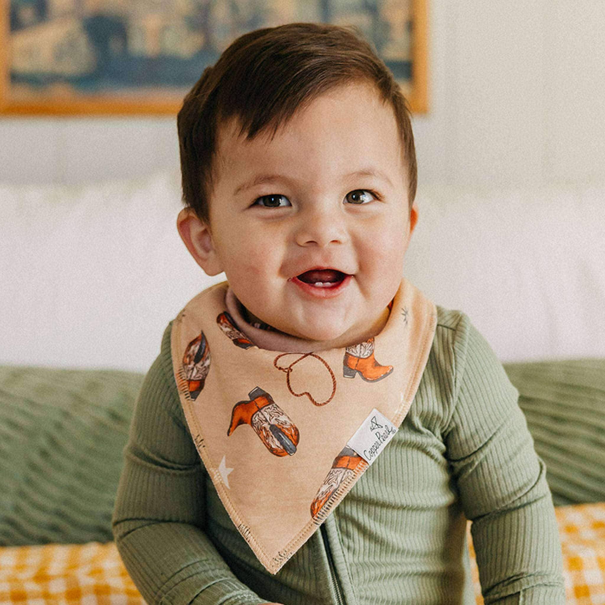 Copper Pearl - Wholesale Bandana Bib - Baby Bandana Bibs - Boone5