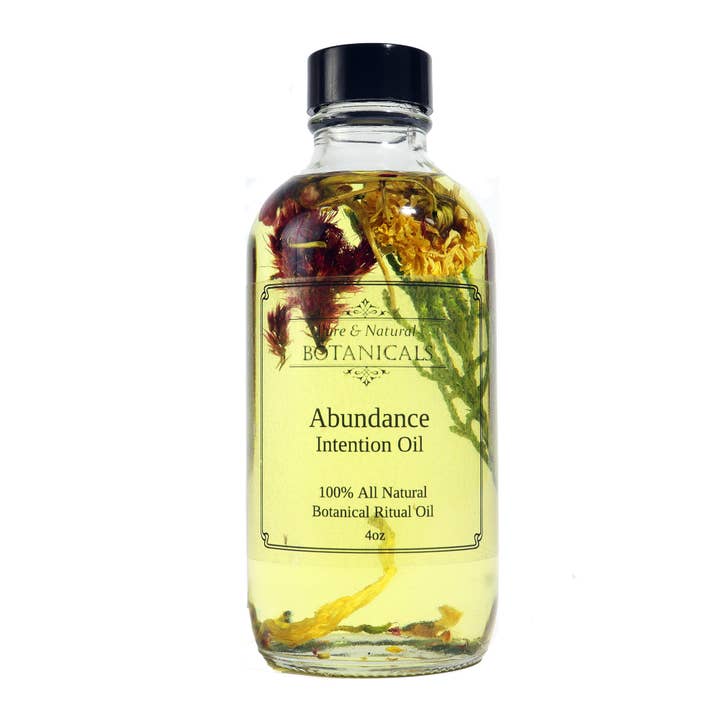 Abundance Intention Ritual Oil 100% All Natural for wholesale by Art of the Root