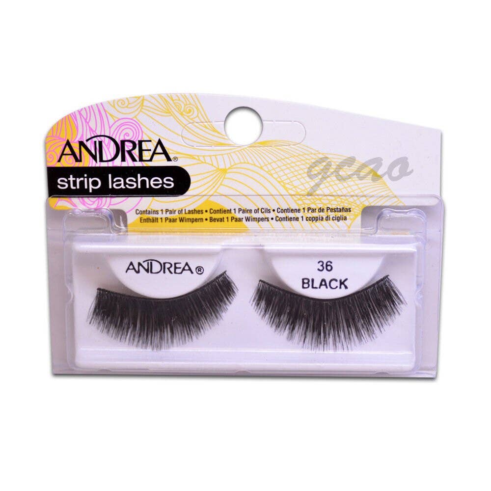 KT Supply - Wholesale Valse wimpers / Nep wimpers - Andrea striplashes, 36 zwart0