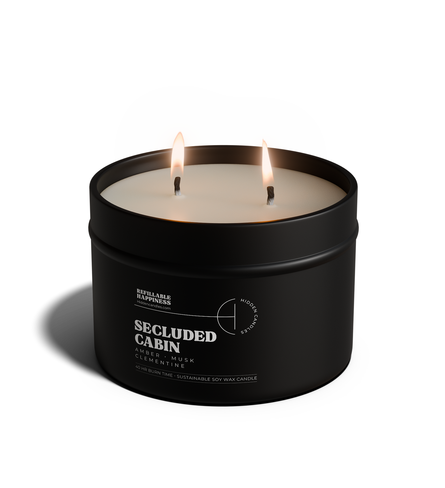 Hidden Candles - Wholesale Jar/Filled Candle - Secluded Cabin Candle Refill4
