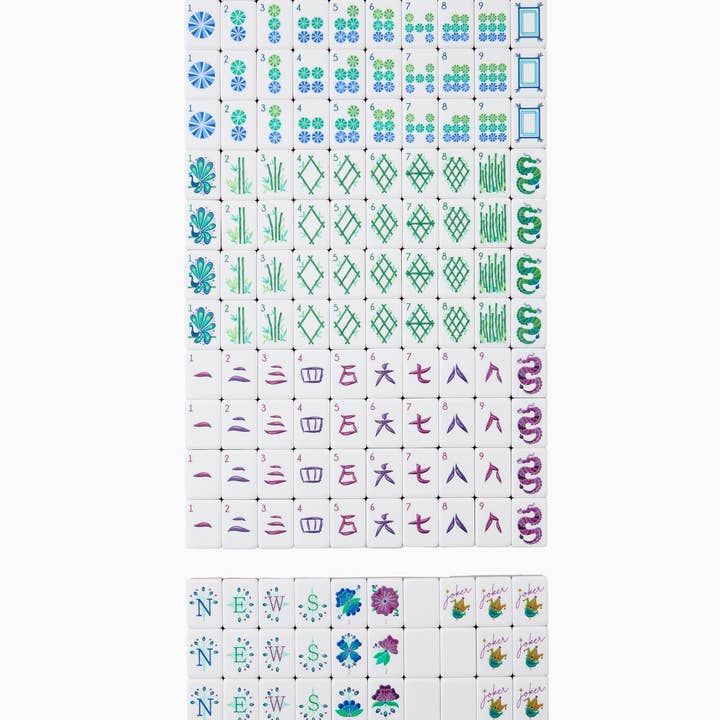 Oh My Mahjong - Wholesale Board Game - Lagoon Mahjong Tiles1