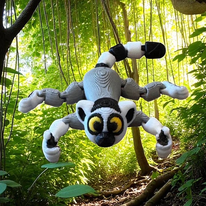 Oreo Lemure Mini Animale Stampato in 3D per la vendita all'ingrosso da parte di Rocky Top Delights