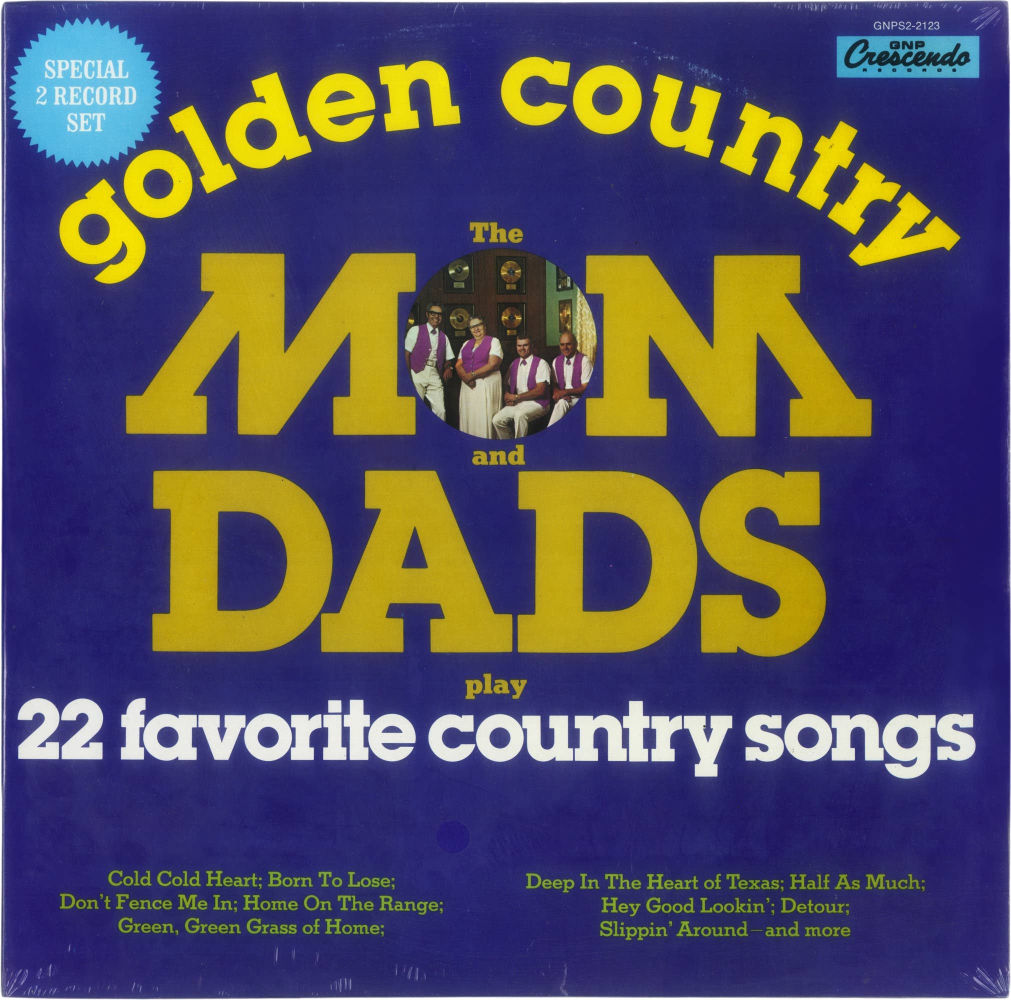 Square Deal Recordings & Supplies – wholesale Music CD/Vinyl – Vinyl - Sealed 12" LP - Mom And Dads, The - Golden Country0