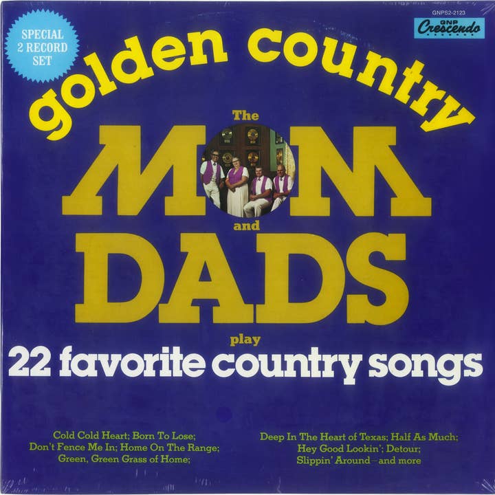 Square Deal Recordings & Supplies – wholesale Music CD/Vinyl – Vinyl - Sealed 12" LP - Mom And Dads, The - Golden Country0