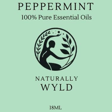 Naturally Wyld - Wholesale Essential oil - Pure Peppermint Essential Oil – Cooling, Invigorating & 100% Natural (18ml)1