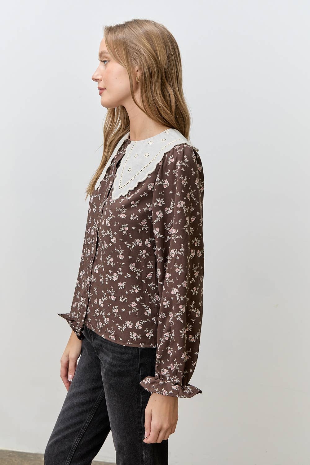 Polagram by Wellmade USA - Vente Chemisier – femme - TOP IMPRIMÉ FLORAL5