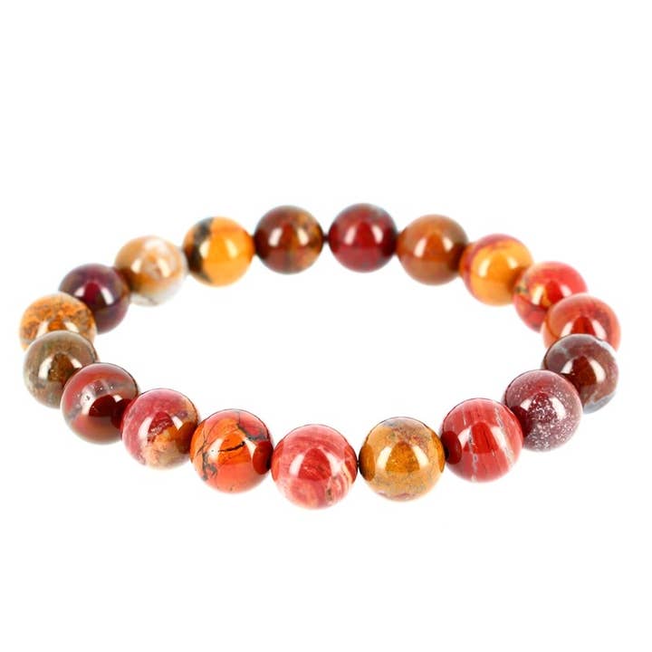 10mm Pulseira Conta Orbicular Jasper por atacado de Artisans de Madagascar