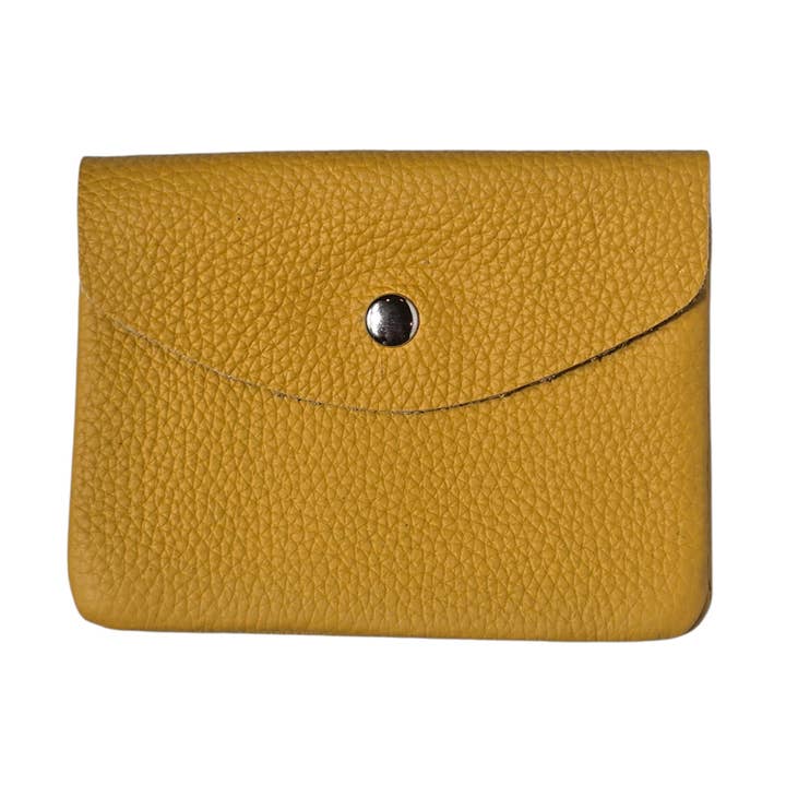 Leder-Geldbörse Gelb für den Großhandel von Strathurie
