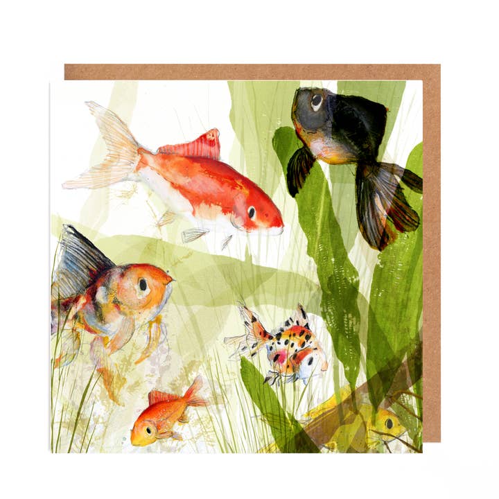 Catherine Rayner Trading Ltd - Wholesale Everyday Greeting Card - Richard Fish Card for all Occasions