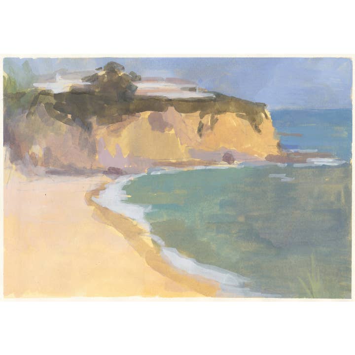 Landskapsmålning av Kaliforniens kust | Konsttryck för wholesale av Michelle Farro Studio