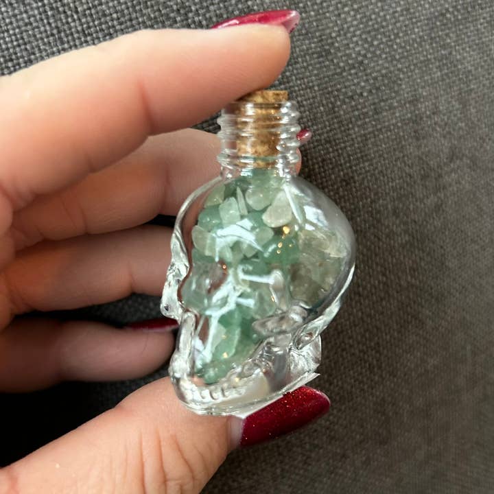 Atomic Alchemy - Wholesale Decorative Jar - Gemstone Skull Jars1